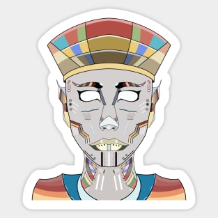 The Striking King (Awsome colorful art and design) Sticker